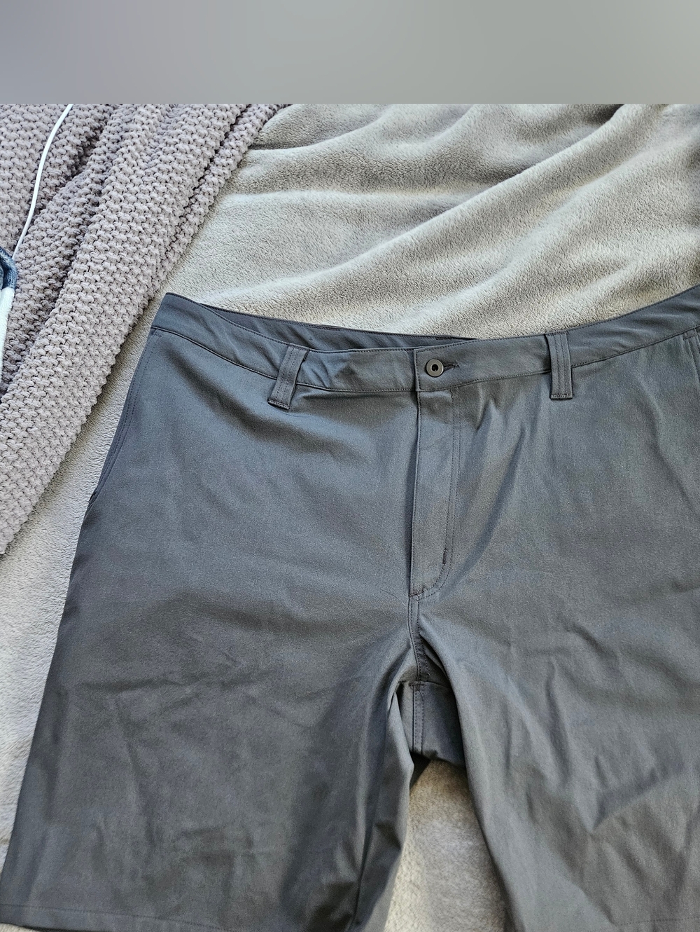 1620 Workwear Mens Classic Work Shorts Size 46 Nylon Stretch Gray USA made